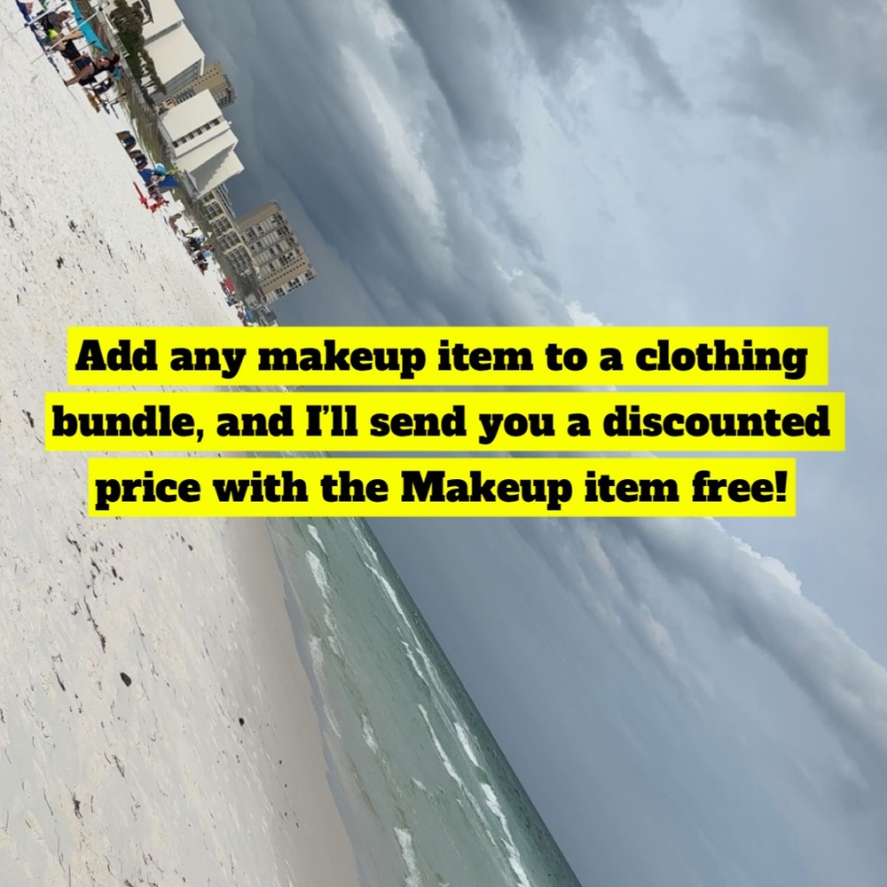 Free makeup item if added to a clothing bundle!